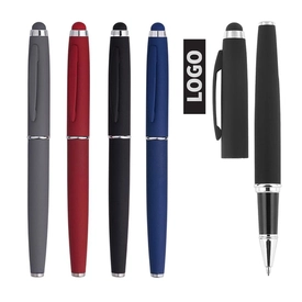 Füme Metal Dokunmatik Roller Kalem