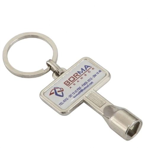 Damla Etiketli Asansör Anahtarlık